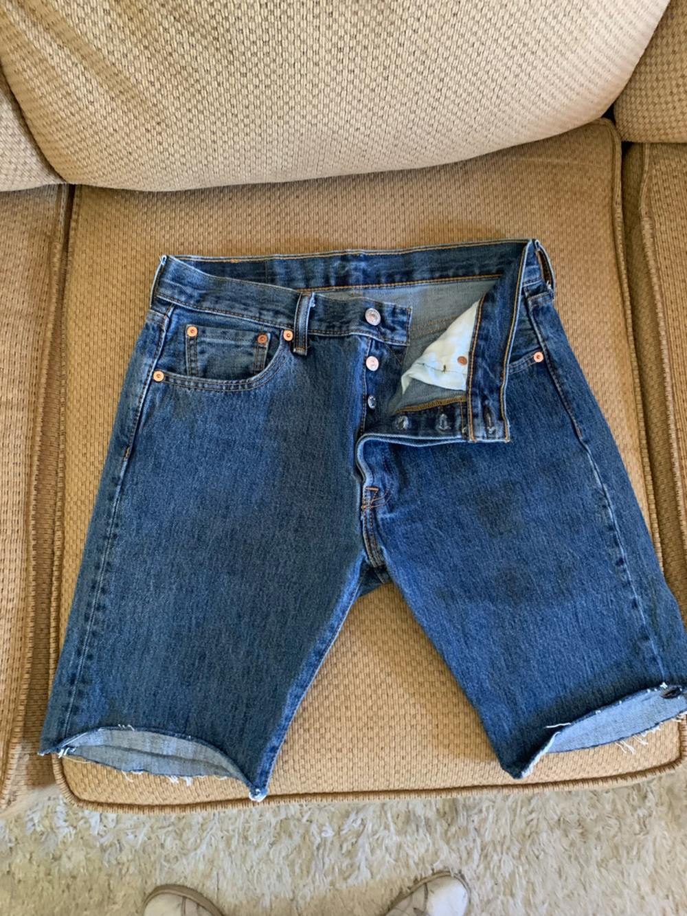 Genuine Red label Levi’s cutoffs 501s button-fly 🦅